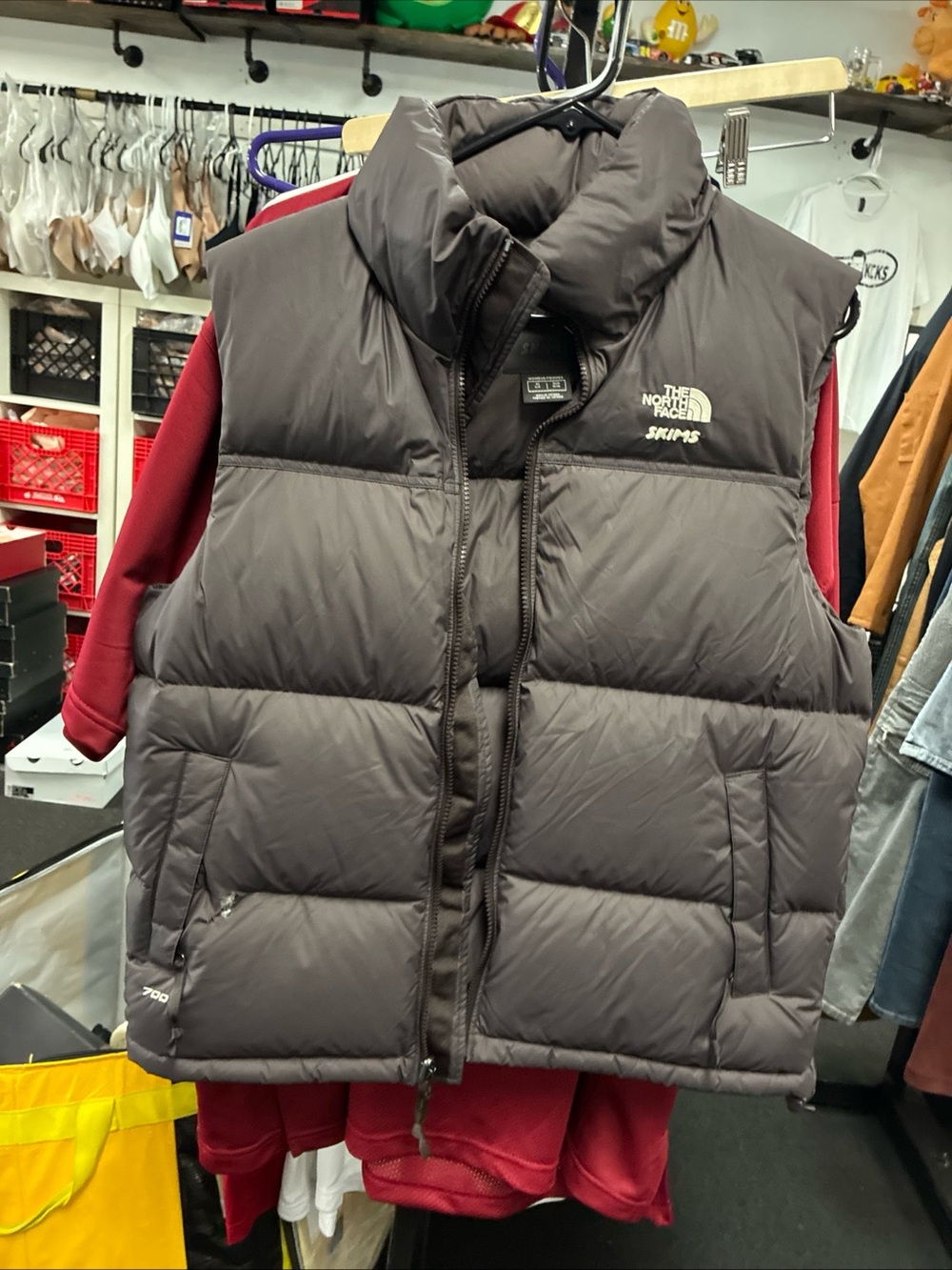 The North Face Nuptse 700 Down Fill Vest Unisex SZ SM Puffer  NWT Defect See Pic